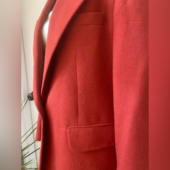 vintage bowdon oversized brick red blazer made in the USA. - Picture 5 of 14